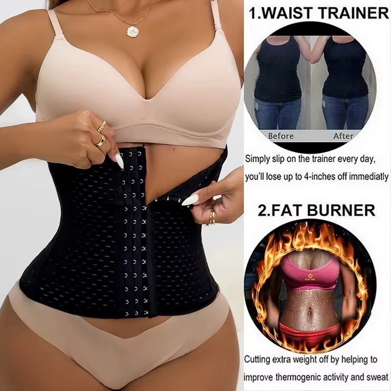 Breathable Waist Trainer & Tummy Girdle Belt for Women