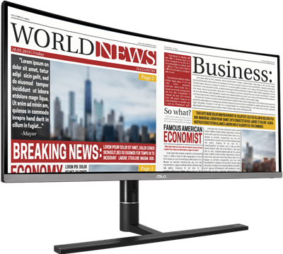 ASUS ProArt Display PA34VC 34.1inch 100Hz Curved Professional Monitor UWQHD, 1900R Curvature, HDR-10 ÎE < 2, Hardware Calibration, Thunderbolt⢠3, Adaptive-Syn 38 9a8691a43b7a44f0573a5a0e83753994