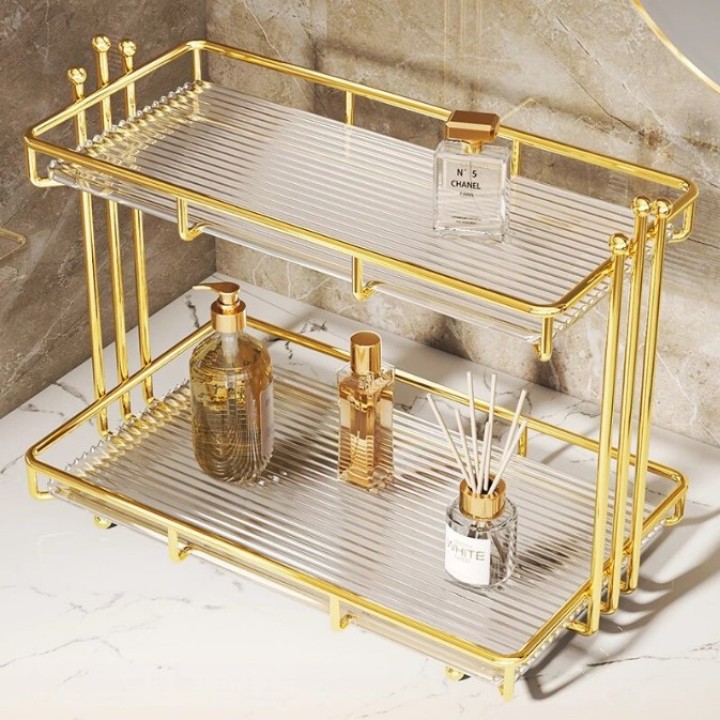 Stylish Cosmetic Shelf Makeup Rack Makeup Organizer Daraz.pk