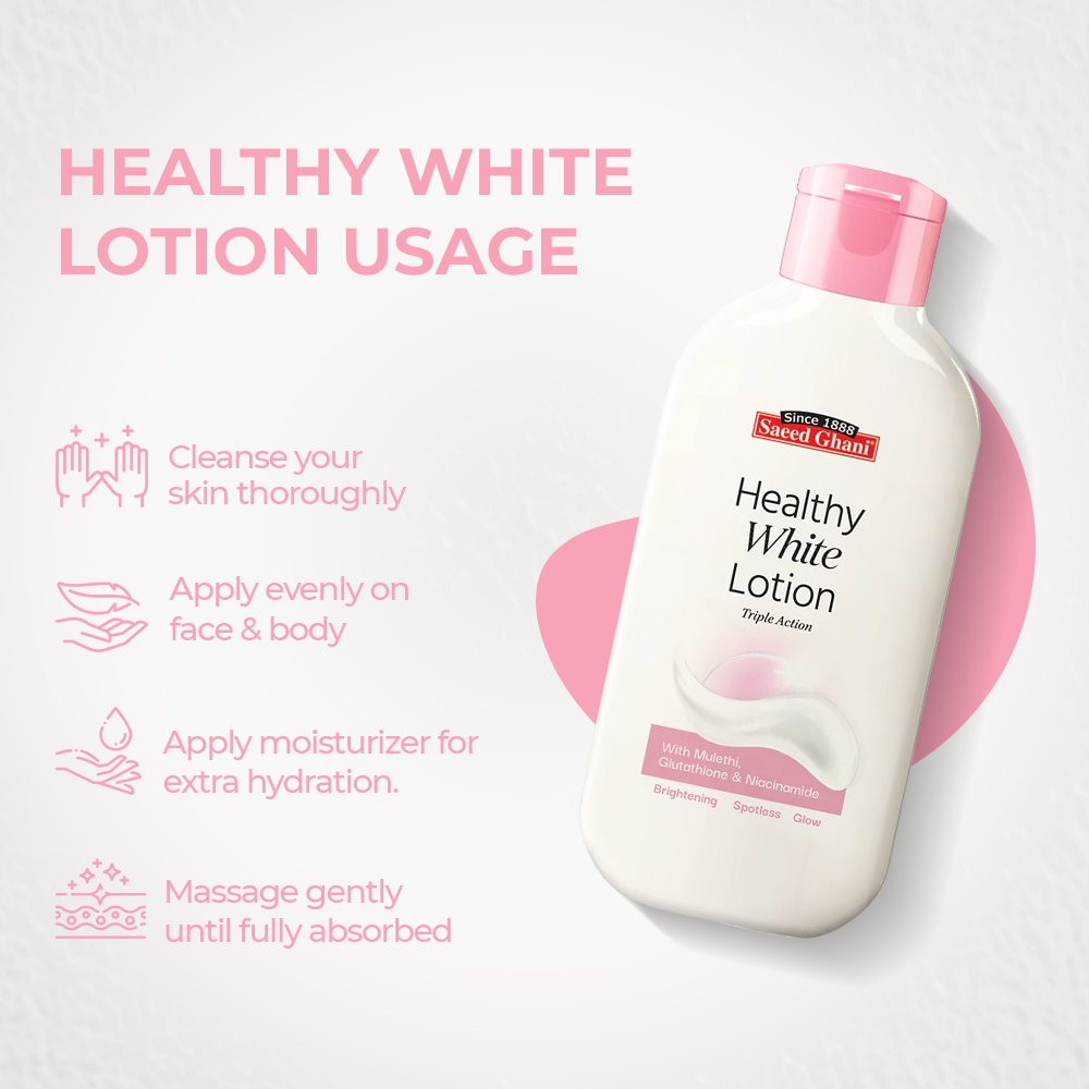 Saeed Ghani Triple Action Healthy White Lotion
