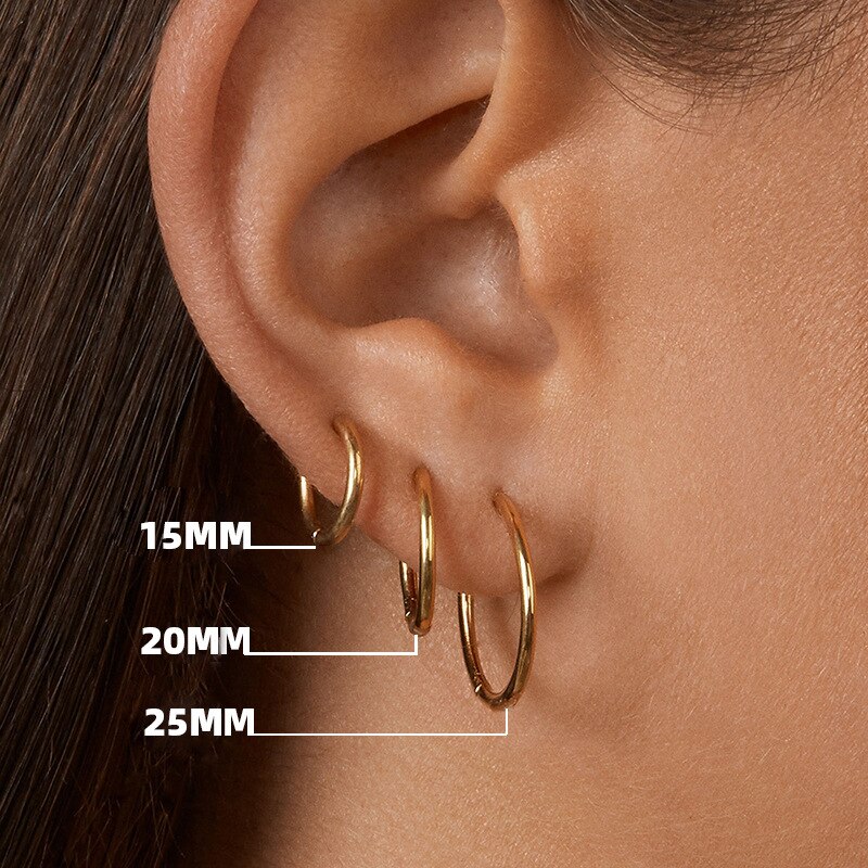 loop hoop earrings