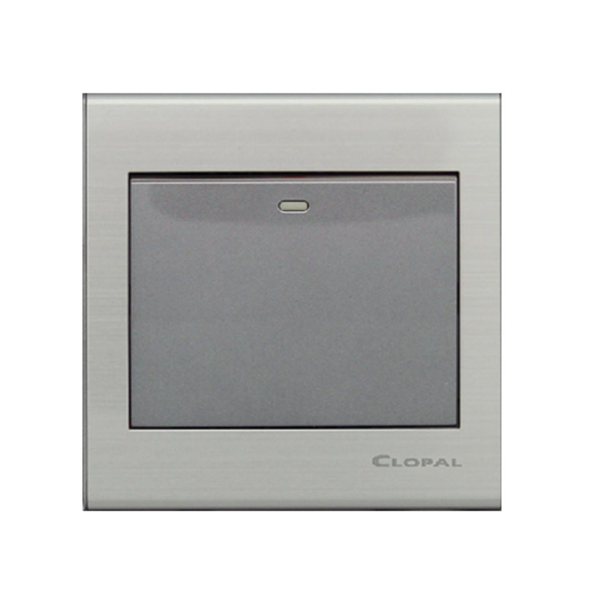 Clopal Golden Metalic Series 1 Gang 2-WAY Switch Superior Quality ...