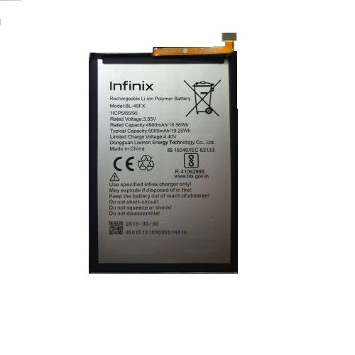 infinix hot 8 battery model number