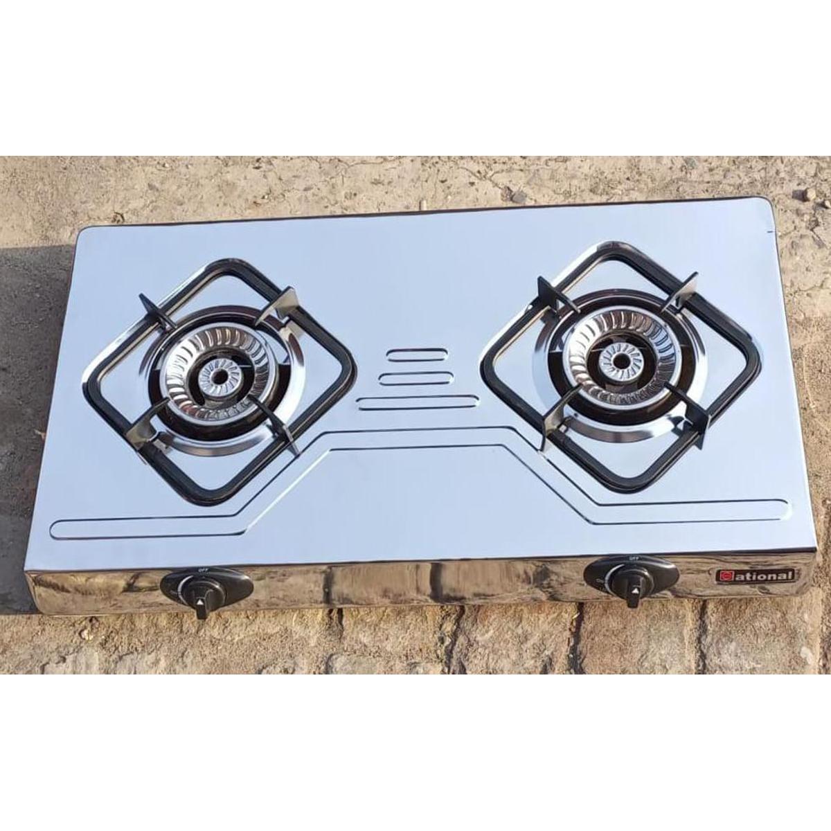 Q National Gas Stove With Automatic Ignition Stainless Steel Top(NG