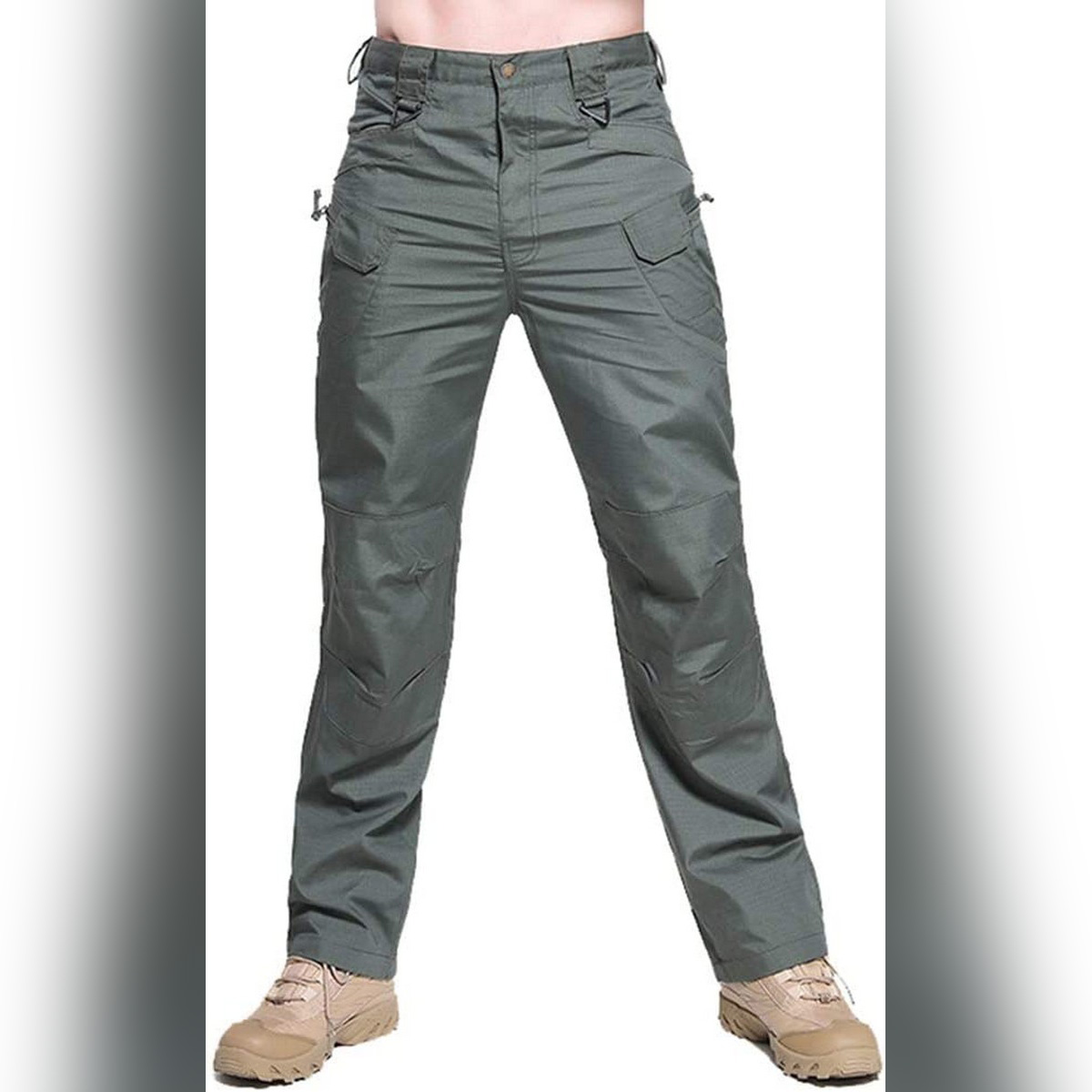 Prime Mens Cargo Trousers Pants Slim 