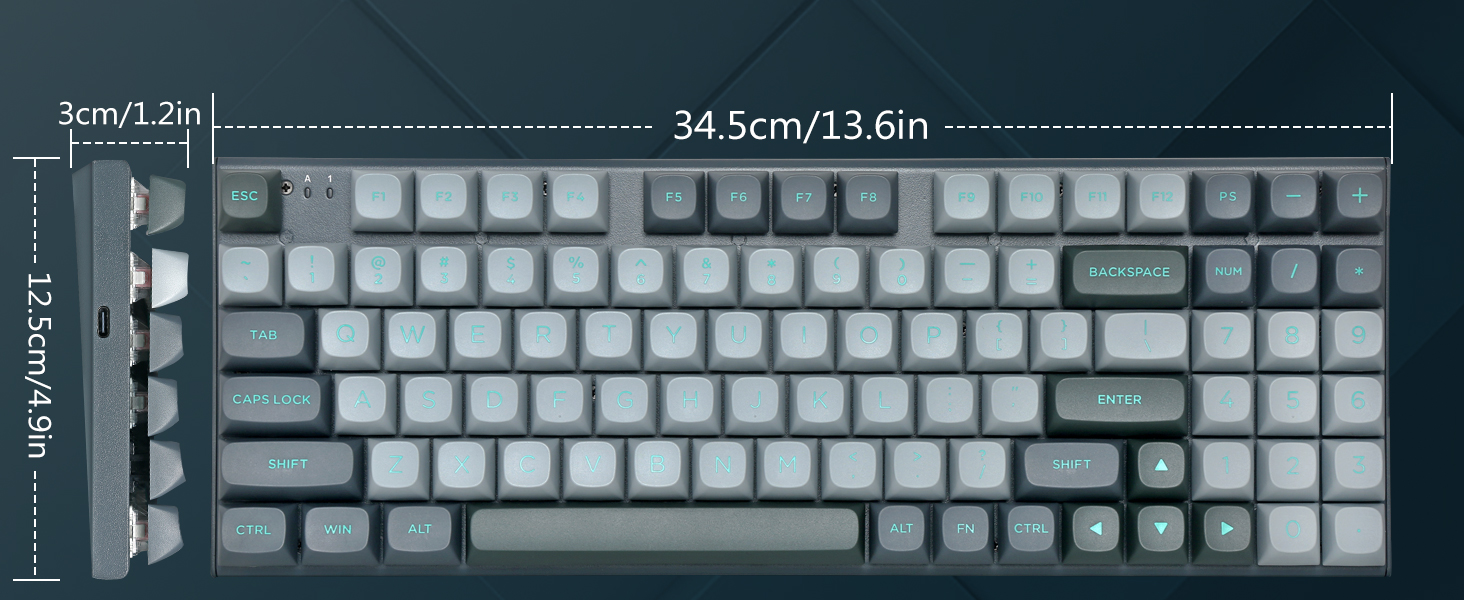 E-YOOSO HZ-94 Rapid Trigger Gaming Keyboard 8k Hz Polling Rate with Magnetic Red Switches Gray/Black 20 9adc6515b884194b6c3d02d3c7d6ecf9