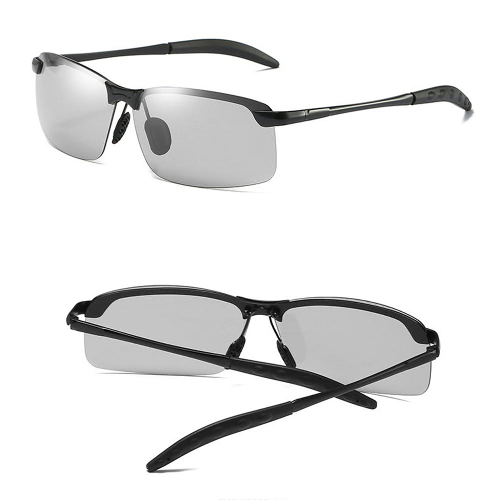 Polarized Photochromic Outdoor Sports Sunglasses Men Anti Glare