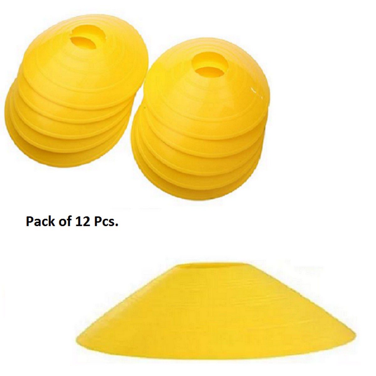 Space markers football training marking 12 Pcs Football Training Cones Hockey road safety goal keeper shin space marking agility disk cones space marker cones disk 12 Pieces
