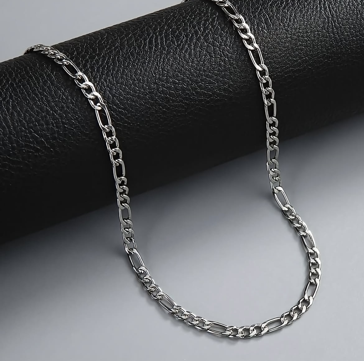 rendy Silver Chain – Stylish Not Steel Cuban Chain Wear for Mens & Boys | Modern Fashion Neck Chain Jewelry