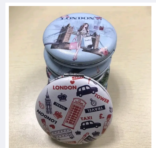 1 piece Cute Cosmetic Compact Mirrors Girl Mini Pocket Makeup Mirror. random colour random design mousani shop