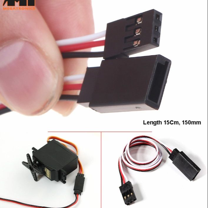 2pcs 15cm ESC Servo Extension Cable Lead Wire 9g 12g et