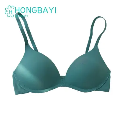 Comfortable Wireless Padded Bra with Adjustable Straps Push Up
