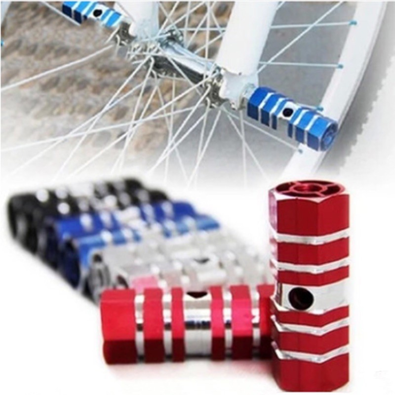 Excel Foot Rest for Bicycle / Bicycle Rear Pedal / MTB Bike Foot Pegs / Front & Rear Axle Bicycle Pedals Footrest / Cycle Accessories – All Colours