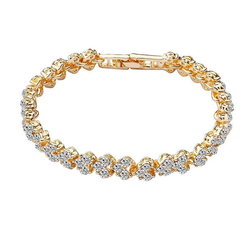 Full Rhinestone Steel Belt Ladies Watch Roman Face Stars Temperament Business Women's Watch Bracelet Watch