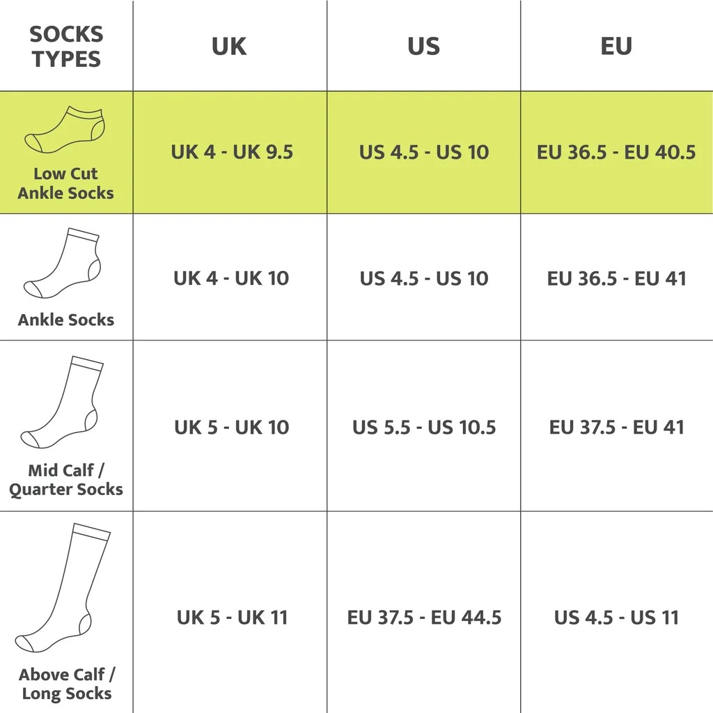 3 Pair Cotton Ankle Socks
