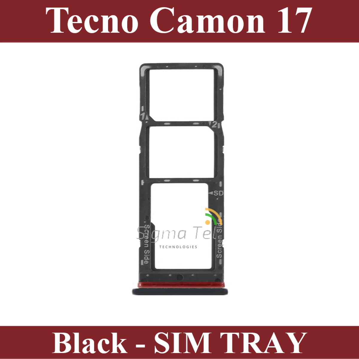 tecno camon 17 sim card slot