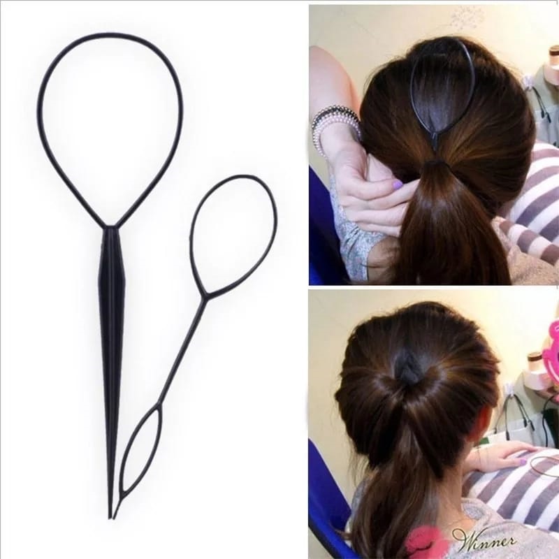 6PCS Hair Braiding & Ponytail Styling Tool Set – Zig Zag Ponytail Makers, DIY Hair Braids Tools, Professional Hair Styling Accessories for Women & Girls