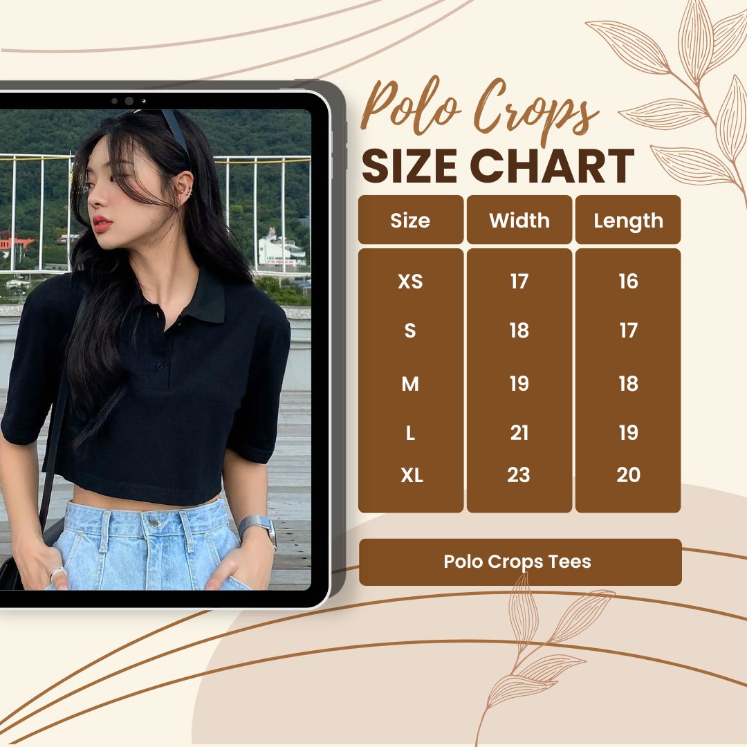 MI'TESORO Women's Short Sleeve Boxy Cropped Polo T-Shirt Polo Cropped T-Shirt - a timeless classic with a modern twist! for Girls/Women