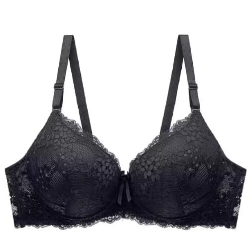 Floral Lace Padded Push up Bra For Women