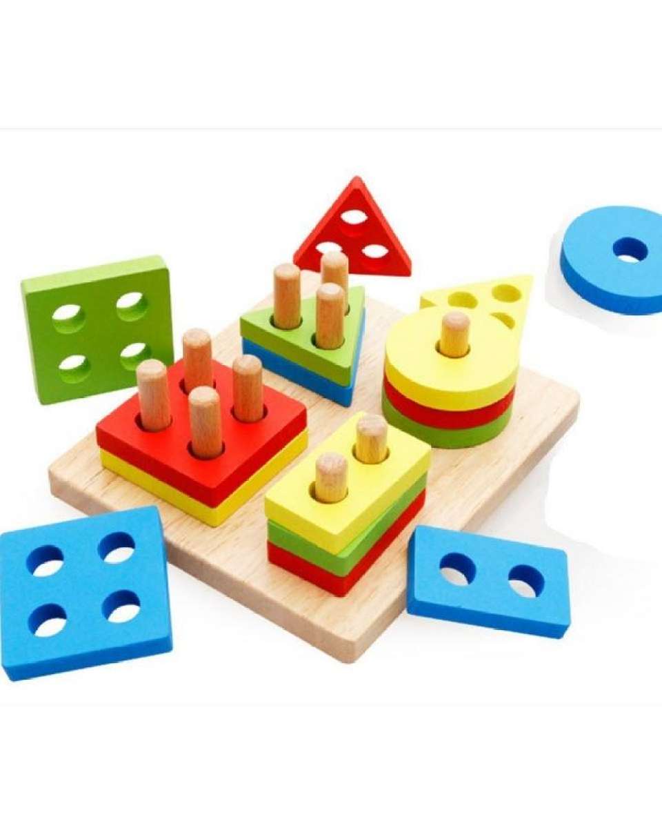 Children's Educational Toy - Shapes Learning Kit - Multicolor