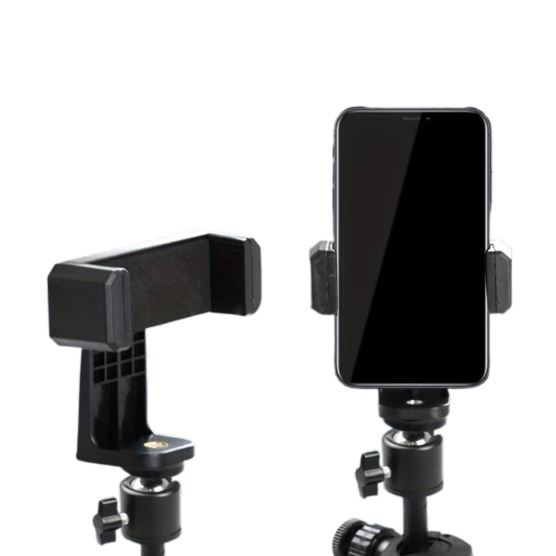 360° Rotatable Universal Mobile Phone Holder Mount Bracket Adapter for Tripod - Multi-Function Clip with High Quality