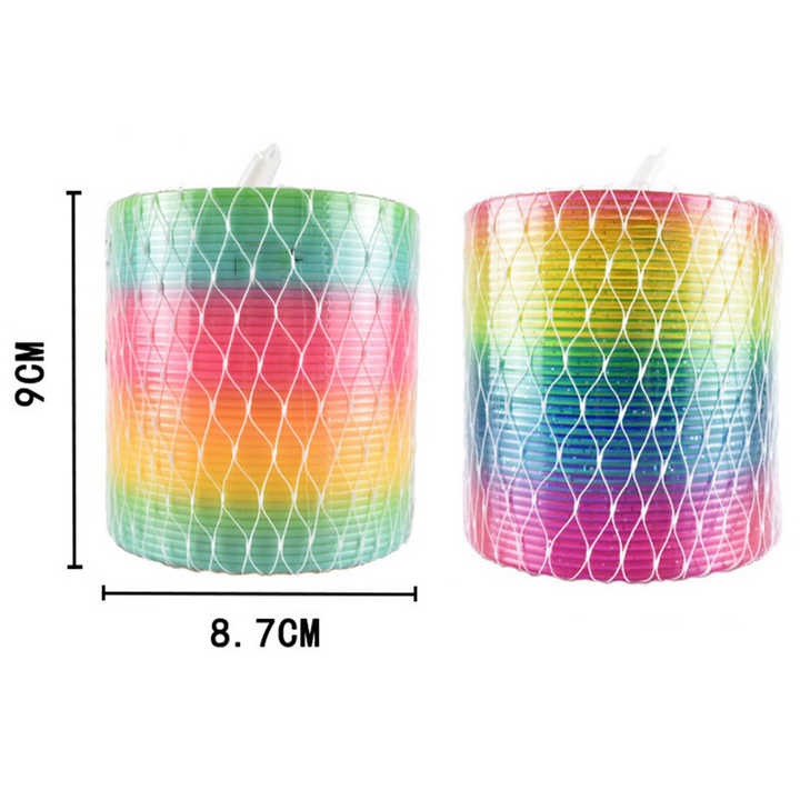 SR Traders  Colorful Slinky Spring Toy for Kids, Classic Stretchy and Bouncing Fun