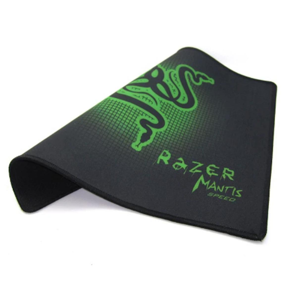 Gaming Mouse Pad 2025 Green Black Lock Edge Rubber Speed Gaming MousePad for PC Laptop Computer Black Games Mouse pad For Gaming - Bloody - RGB - PUBG - Razer - Office Use High Quality Premium - Non Slip - Silk Gliding L-16 price in Pakistan