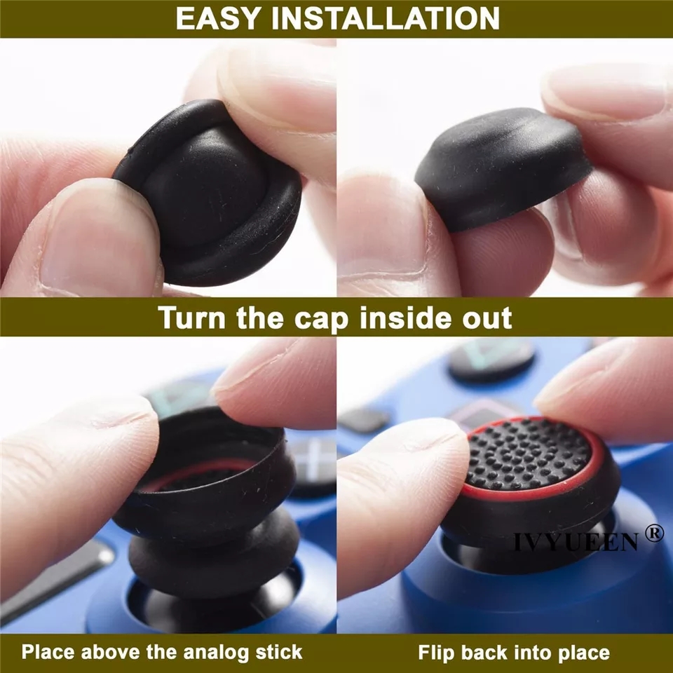 Controller Thumb Grip - 4 PC's PS5/PS4/PS3/Xbox