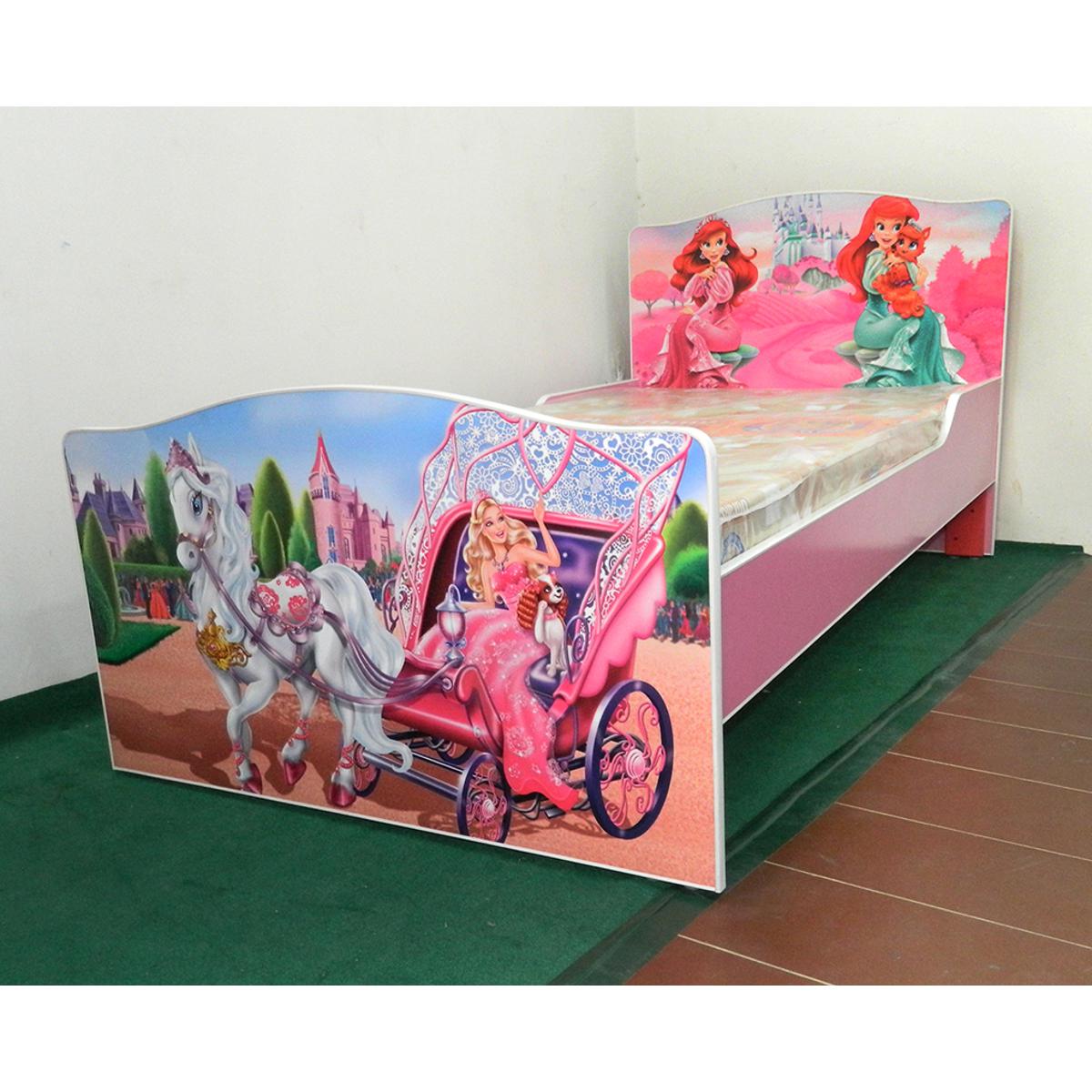 Princess Single Bed for Girls, KIDS BEDS
