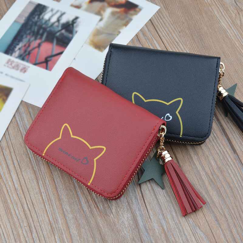 Mini Cartoon Zipper Wallet – Cute, Compact & Trendy