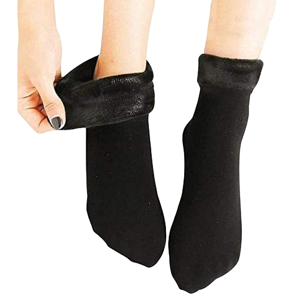 Velvet Thermal Socks for Women and Men – Warm Woolen Winter Snow Socks ( 1/2/4/6/8Pair )