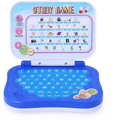 Kids Boy Girl Cute Fun Animals Cartoon Laptop Device with Music Early Learning Educational Toy Playset