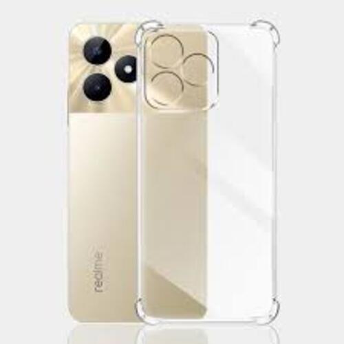 Realme Note 50 Anti Shock Four Corner Bumper Open Camera Protection 1.3mm Air Bag Soft Transparent Jelly-Clear