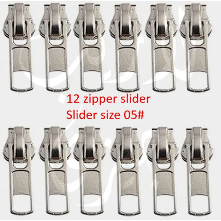 Metal 5 Zipper Head Silver Zipper Slider Head for Zipper 