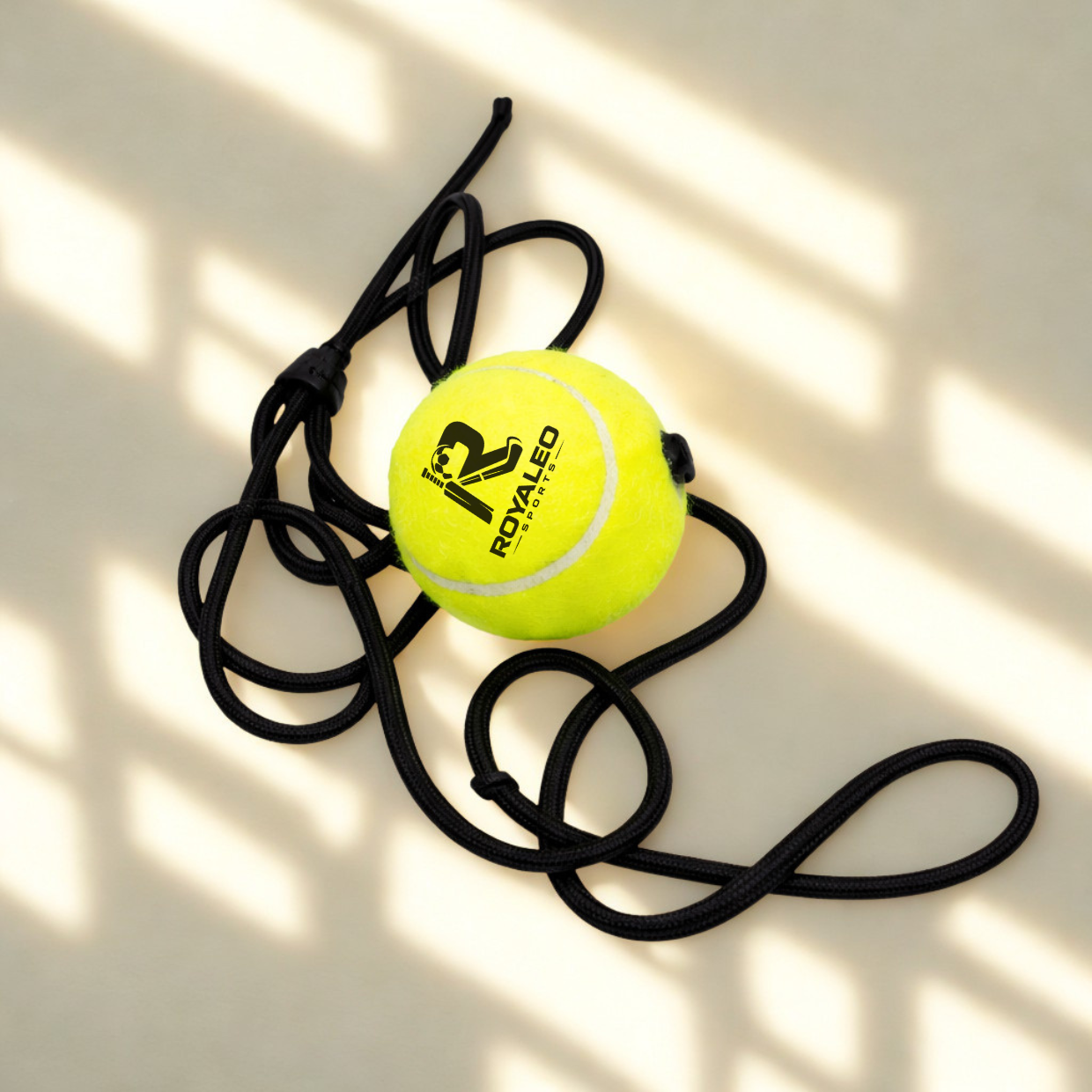 CRICKET Tennis Training Ball with Rope Hanging Tennis ball – Premium Solo Rebound Practice Trainer for Beginners, Kids & Players  Portable Swing Skill Builder  rassi wala ball