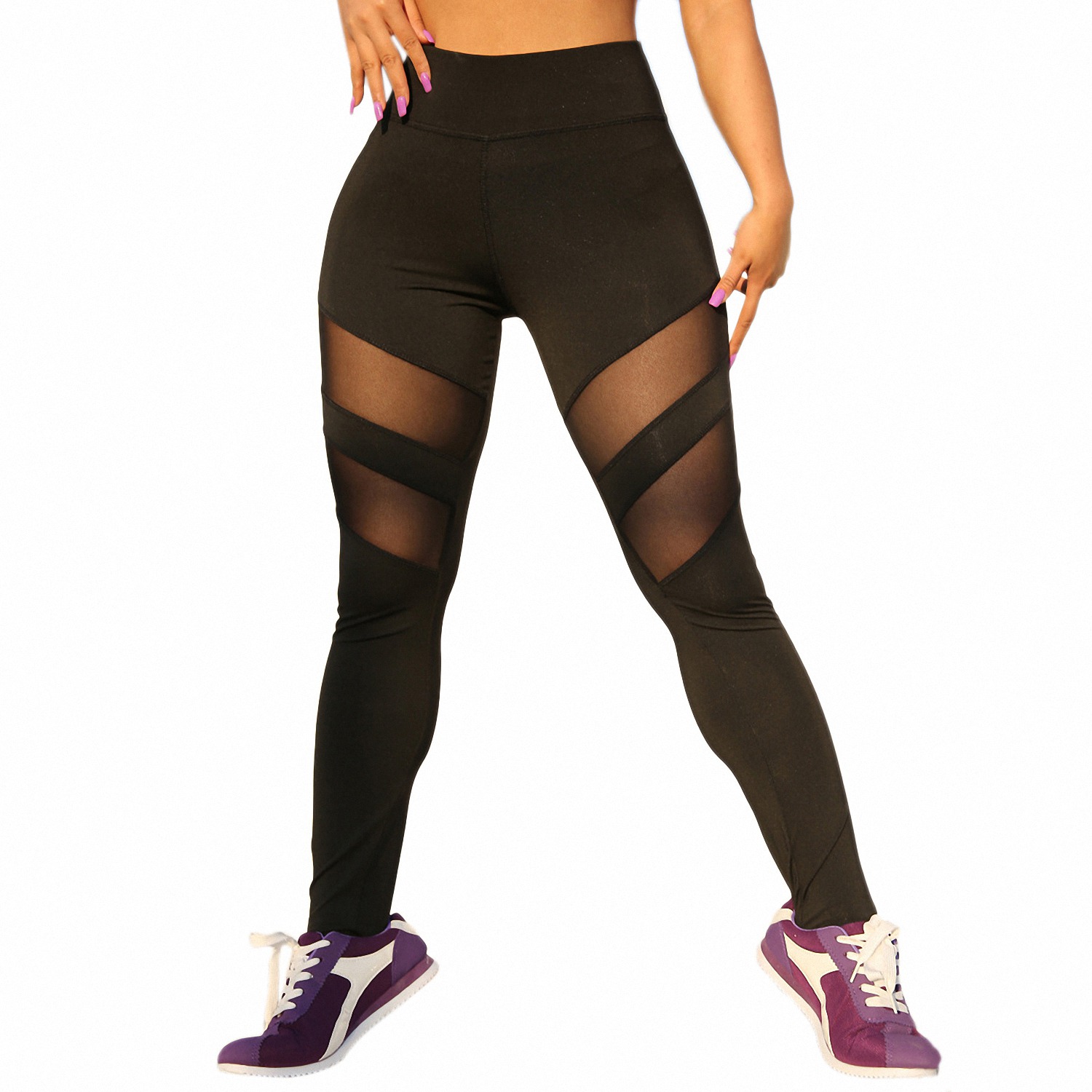 Women's High Waist Leggings Soft Slim 