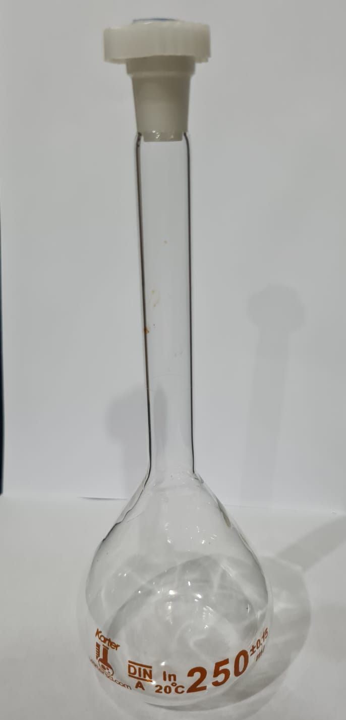 Volumetric Flask 250ML Laboratory Precision - Accurate Volume ...