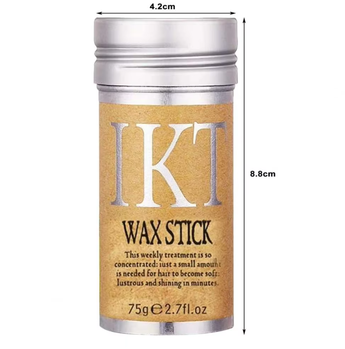 IKT Stick Professional Hair Styling Wax Stick Strong Hold Smooth Finish, and Frizz Control