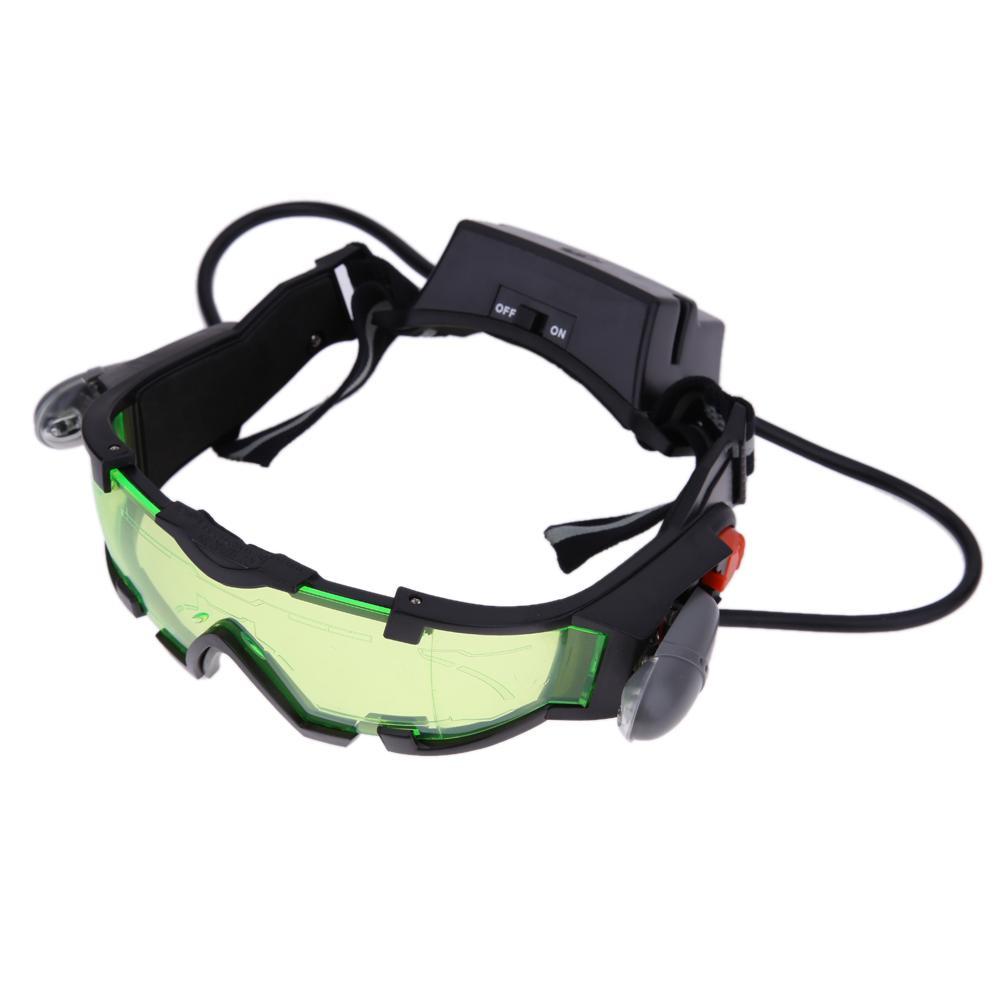Adjustable Elastic Band Night Vision Goggles Glasses Eye Shield With