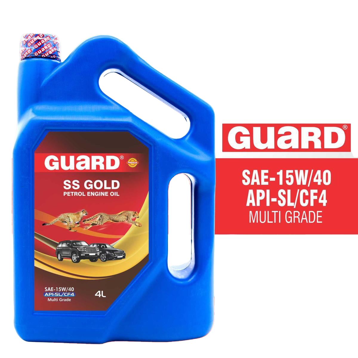 GUARD SS GOLD 15W-40 (4 LTR) Car Gasoline Engine Petrol Engine Motor Oil Engine Oil Lubricant Mobil Oil