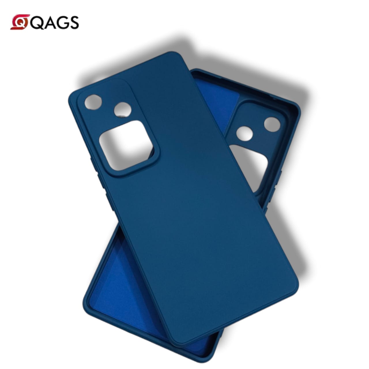 QAGS for Vivo V30 5G Mobile Phone Case Multi Color Camera Protection Soft Tpu Case Silicone Ultra Thin Back Cover