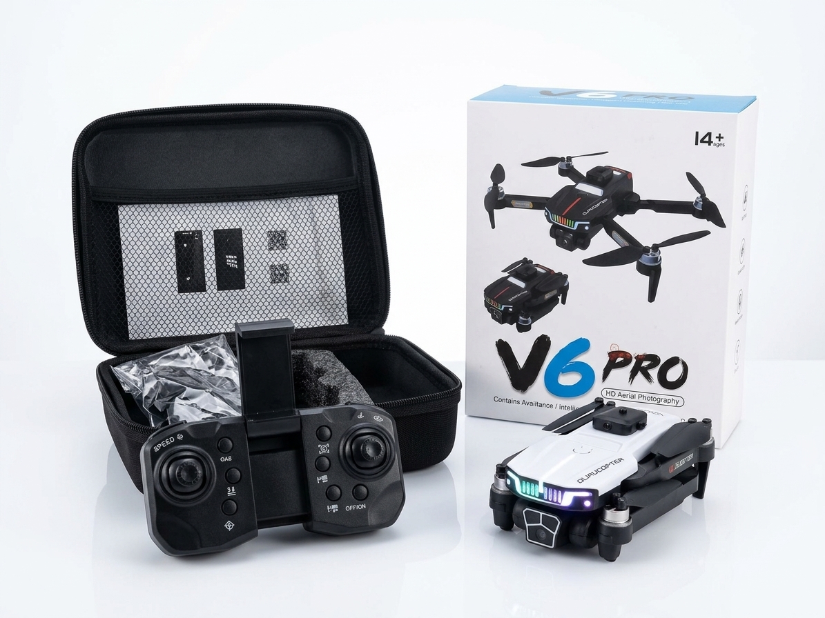 J6 Pro Camera Drone | Foldable Quadcopter | 360 Laser Obstacle Avoidance