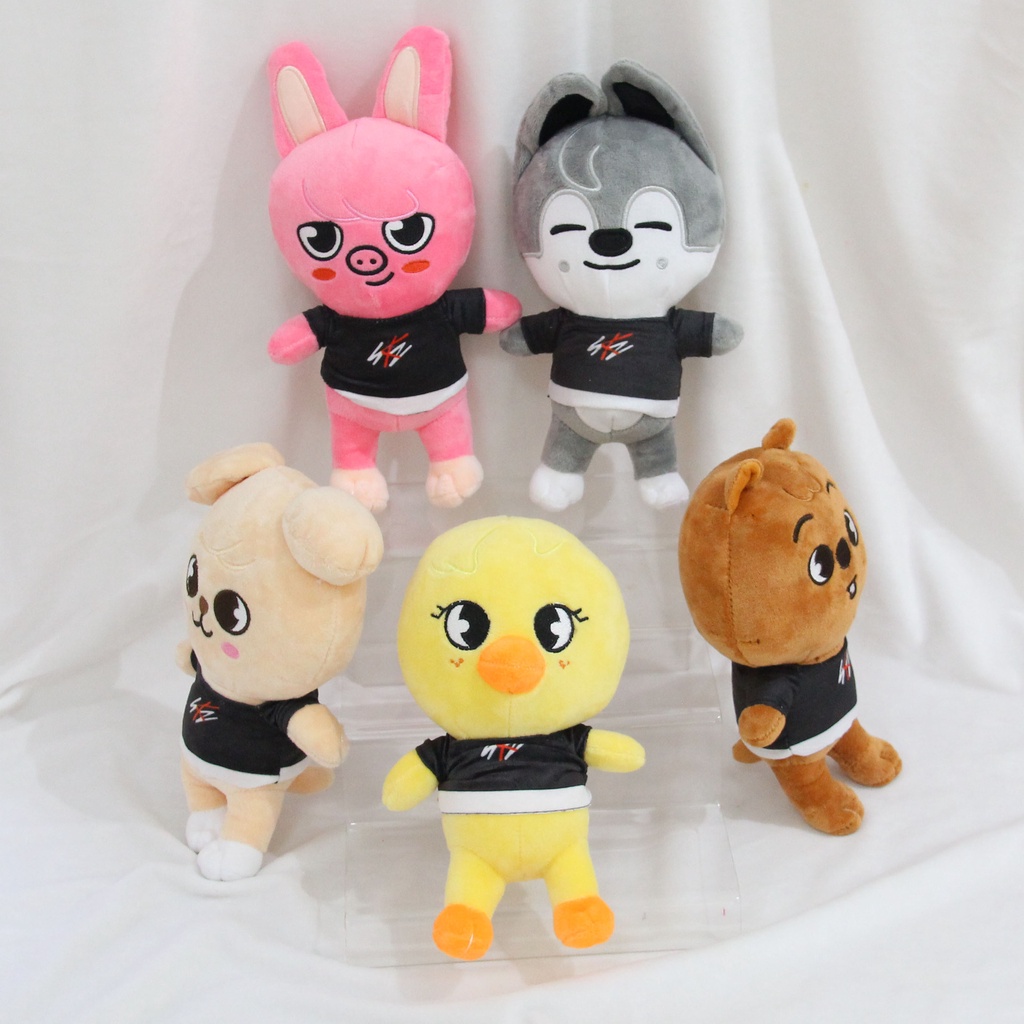 Stray Kids skzoo 22cm plush toy SKS Jiniret/Wolf Chan/Leebit