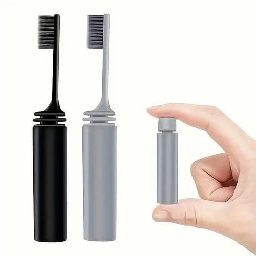 Portable Toothbrush - Traveling Toothbrush | Portable Soft Bristles Hygienic Teeth Brush for Flossing Alternative Care