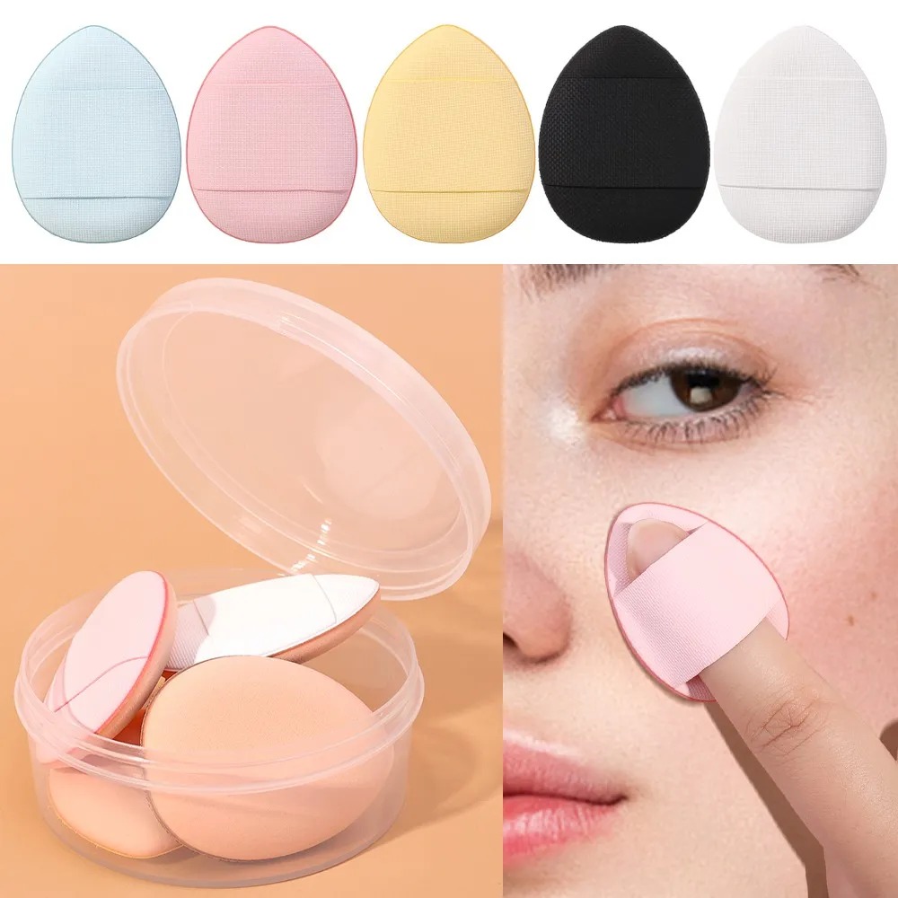 Finger Makeup Puff For Women Portable Soft Blending Puff For Foundation And Powder Application Beauty Tool