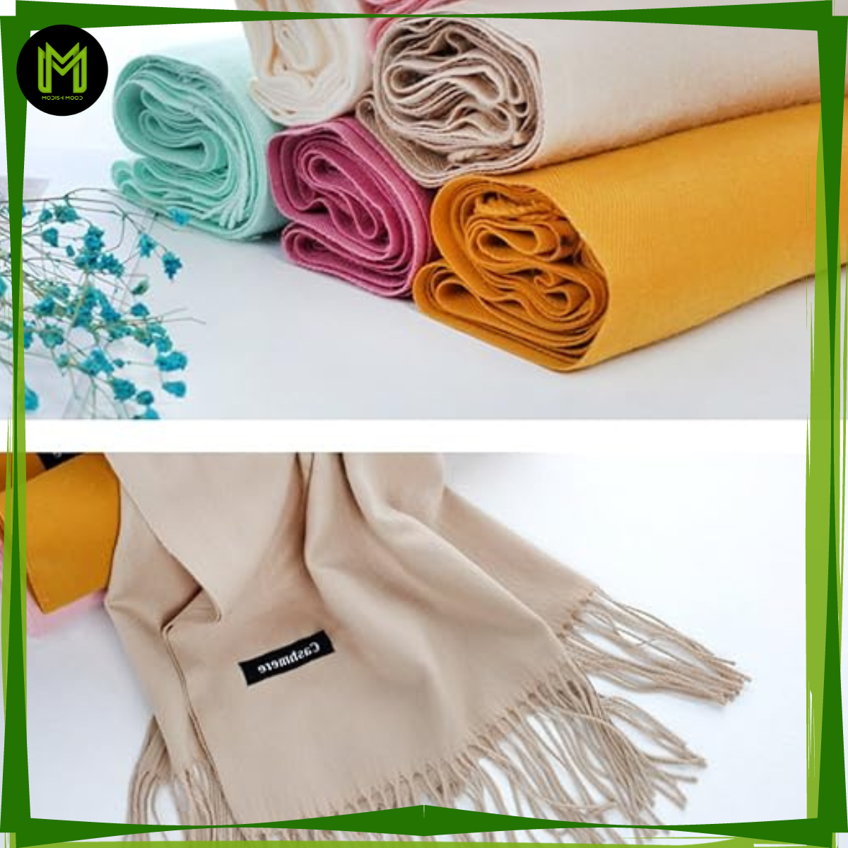New Imitation Cashmere Thicker Women's Fashion Stoles| Winter Warm Scarf | Pashmina Shawls and Wraps  Girls Fashion Wraps and Scarf | Blanket Shawl Scarves for Female |  Scarf with Tassel
