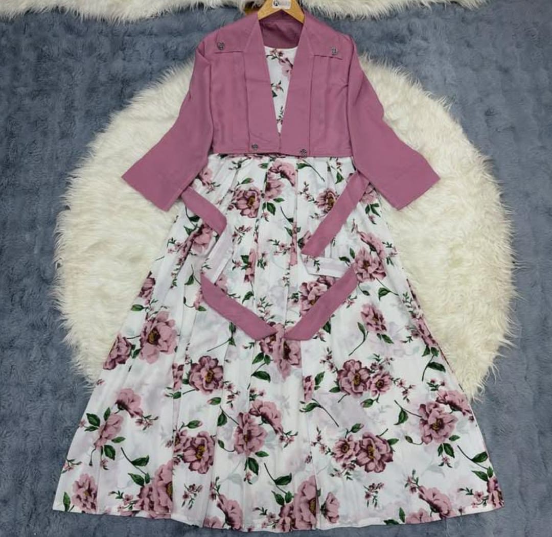 Most Demanding Article Degital Printed Maxi & Coat beautyfull colours all sizes for girl & women