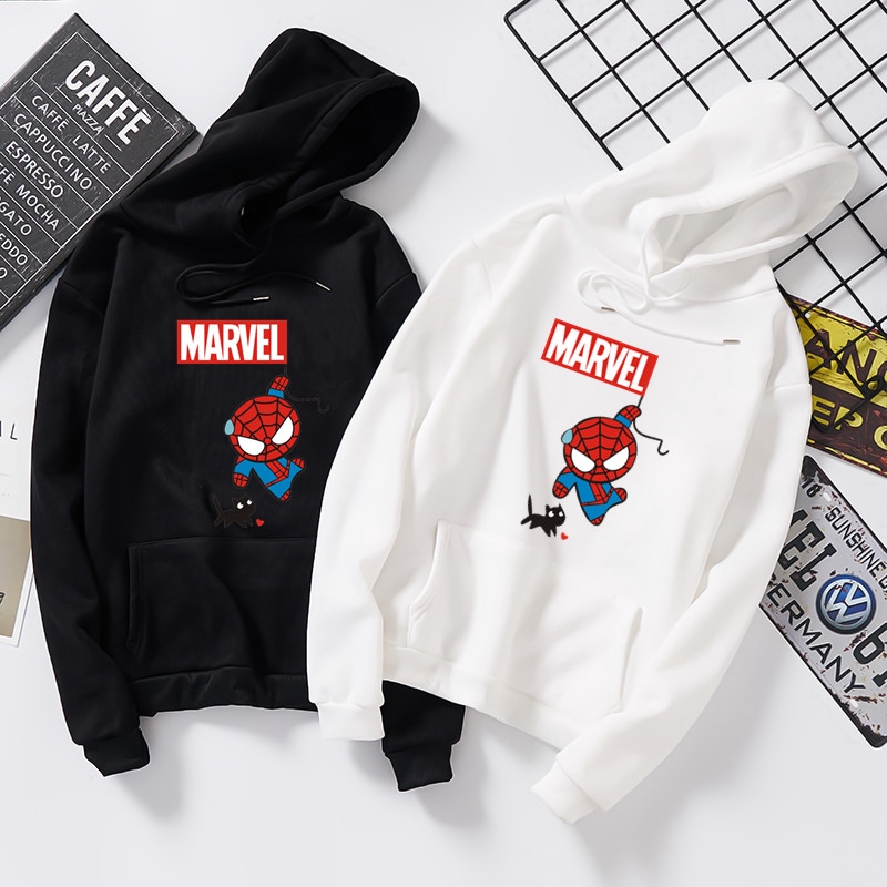 Men's Marvel Spiderman Jacket Outerwear Pullover Thicken Jackets Loose Long  Sleeve Casual Hoodie Fashion Couple Wear: Buy Online at Best Prices in  Pakistan 