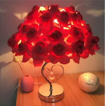 rose table lamp