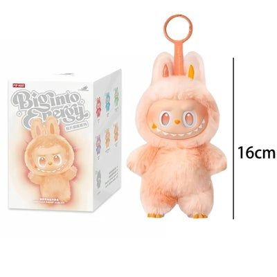 Labubu Doll Blind Box v3 Big Into Energy | 7inches / 17cm Original Size Pop Mart Labubu Dolls Toy Key Chain Labubu Plushie Monster | Labubu Big Into Energy Collection with Hanging Loop